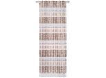 Novel Fertigvorhang , Beige , Textil , Graphik , 140x255 cm , AZO-frei, Oeko-Tex® Standard 100 , mit Kombiband , Heimtextilien, Vorhänge, Fertigvorhänge