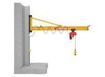 Vetter Wandschwenkkran PRAKTIKUS + Standard-Lagerkonsole + Elektrokettenzug 500kg, 4,0m