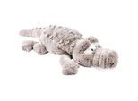 Plüschtier Krokodil in Creme/Taupe ca. 85cm