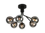 Deckenleuchte Ovo in Schwarz/Chrom max. 15 Watt Deckenlampe