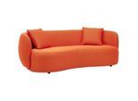 Bigsofa Leonas Mesh Orange, inkl. 2 Kissen