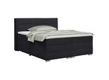 Boxspringbett Papilon Schwarz ca. 160x200cm