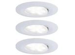LED-Deckenleuchte Calla IP65 in Weiß max. 3x 5,5 Watt Deckenlampe
