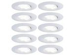 LED-Deckenleuchte Calla IP65 max. 10x 6,5 Watt, 10-teilig Deckenlampe