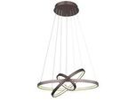 LED-Hängeleuchte Ralph Braun/Opal max. 57 Watt