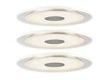 LED-Deckenleuchte EBL Whirl max. 6 Watt, 3-teilig Deckenlampe