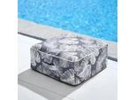 Pouf Cassy Grau ca. 60x23 cm