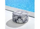 Pouf Cassy Grau ca. 53x23 cm