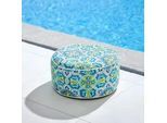 Pouf Cassy Blau ca. 53x23 cm