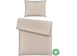 Bettwäsche Bio-Eva in Taupe ca. 140x200cm