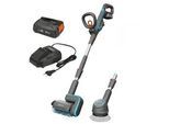 Gardena AquaBrush Universal 03/18V P - Akku Bodenreiniger + Bürste - mit Starterkit 18V - 2.5Ah