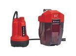 Tauchpumpe Einhell GE-SP 18 Li - 18V 2,5 Ah Akku und Ladegerät