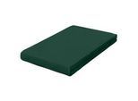 Schlafgut Boxspring-Spannleintuch , Dunkelgrün , Textil , 180-200x200-220 cm , Hohenstein, Grüner Punkt, Textiles Vertrauen - Oeko-Tex®, AZO-frei, Oeko-Tex® Made IN Green , Rundumgummi, bügelfrei, keine Sondergrößen, weich und anschmiegsam, perfekter Sitz , Heimtextilien, Bettwäsche & Leintücher, Leintücher, Spannleintücher