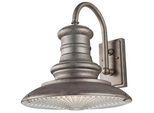Elstead Lighting AUßENWANDLEUCHTE , Grau , Metall, Glas , 39.7x42.2x38.1 cm , Grüner Punkt, RoHS , Lampen & Leuchten, Außenbeleuchtung, Außenleuchten