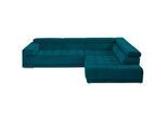 Beldomo Speed Ecksofa , Petrol , Textil , L-Form , 326x222 cm , Typenauswahl, Stoffauswahl, seitenverkehrt erhältlich, Hocker erhältlich, Rücken echt , Wohnzimmer, Sofas & Couches, Wohnlandschaften, Ecksofas