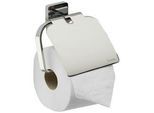 Xxxl Toilettenpapierhalter , Chromfarben , Metall , 13.4x19.20x6 cm , Deckel , Badezimmer, Wc Ausstattung, Toilettenpapierhalter