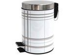Sadena Kosmetikeimer , Multicolor , Kunststoff , 3 l , 24.5 cm , Badaccessoires, Abfalleimer
