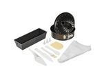 Zenker Backset , Schwarz , Metall , 9-teilig , Made in Germany , Backen & Backzubehör, Backformen