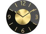 Xxxl Wanduhr , Schwarz , Glas , Dekoration, Uhren, Wanduhren