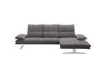 Chilliano Ecksofa , Grau , Textil , Uni , Ottomane rechts, L-Form , 291x164 cm , Goldenes M, Emas, DIN EN ISO 9001, Dgm , Typenauswahl, Lederauswahl, Stoffauswahl, seitenverkehrt erhältlich, Hocker erhältlich , Wohnzimmer, Sofas & Couches, Wohnlandschaften, Ecksofas