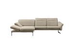Himolla Ecksofa , Beige , Textil , Ottomane links, L-Form , 299x203 cm , Blauer Engel, Goldenes M, Made in Germany, Emas , Typenauswahl, Lederauswahl, Stoffauswahl, Sitzqualitäten, seitenverkehrt erhältlich, Hocker erhältlich, Rücken echt, individuell planbar , Wohnzimmer, Sofas & Couches, Wohnlandschaften, Ecksofas