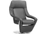 Koinor Relaxsessel , Schwarz , Leder , Echtleder , Anilinleder , 77x113x91 cm , Goldenes M, Dgm , Fußauswahl, Lederauswahl, Stoffauswahl, Liegefunktion, Netzbetrieb , Wohnzimmer, Sessel, Ledersessel