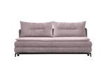 Novel Schlafsofa , Rosa , Textil , Füllung: Schaumstoff , 208x73x92 cm , Stoffauswahl, Schlafen auf Sitzhöhe , Wohnzimmer, Sofas & Couches, Schlafsofas, Sonstige Schlafsofas