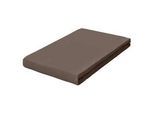 Schlafgut Boxspring-Spannleintuch , Taupe , Textil , 120-130x200-220 cm , Grüner Punkt, Textiles Vertrauen - Oeko-Tex®, Hohenstein, AZO-frei, Oeko-Tex® Made IN Green , Rundumgummi, bügelfrei, keine Sondergrößen, weich und anschmiegsam, perfekter Sitz , Heimtextilien, Bettwäsche & Leintücher, Leintücher, Spannleintücher Boxspringbett