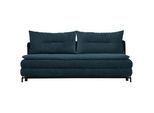 Novel Schlafsofa , Blau , Textil , Füllung: Schaumstoff , 208x73x92 cm , Stoffauswahl, Schlafen auf Sitzhöhe , Wohnzimmer, Sofas & Couches, Schlafsofas, Sonstige Schlafsofas