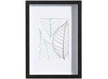 Bilderrahmen , Schwarz , Holz, Glas , rechteckig , 23x32x3 cm , Fsc , Passepartout , Bilder & Rahmen, Bilderrahmen, Bilder - & Fotorahmen