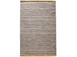 Linea Natura Handwebteppich , Currygelb , Textil , Abstraktes , rechteckig , 130x190 cm , schmutzabweisend , Teppiche Und Böden, Teppiche, Webteppiche