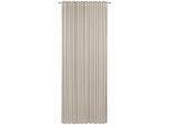 Boxxx Fertigvorhang , Beige , Textil , Uni , 140x245 cm , für Stange und Schiene geeignet, mit Kombiband , Heimtextilien, Vorhänge, Fertigvorhänge, Sonstige Fertigvorhänge