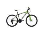 KS Cycling Mountainbike , Grün, Schwarz , Metall , 180x70x80 cm , Freizeit & Co, Sport & Fitness, Fahrräder, Mountainbikes