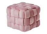 Xxxl Sitzwürfel , Rosa , Textil , 50x43x50 cm , Indoor, Sitzfläche gepolstert, formstabil , Wohnzimmer, Sessel, Hocker, Sitzwürfel
