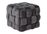 Xxxl Sitzwürfel , Grau , Textil , 50x43x50 cm , Indoor, Sitzfläche gepolstert, formstabil , Wohnzimmer, Sessel, Hocker, Sitzwürfel