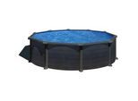 Gre Pool GRE KEA Kit460Gf , Graphitfarben , Metall , 460x120x460 cm , Freizeit & Co, Pools & Wasserspass