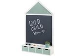Musterkind Kinderspielset , Weiß, Mintgrün , Holz, Holzwerkstoff , 11x81x50 cm , EN 71, Ce , Spielzeug, Holzspielzeug