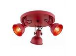 Xxxl Deckenleuchte , Rot , Metall , zylindrisch , 40x40x19.5 cm , Ce , drehbar, schwenkbar , Lampen & Leuchten, Innenbeleuchtung, Deckenleuchten, Deckenleuchten