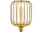 Xxxl Led-Leuchtmittel , Goldfarben , Metall, Glas , E27 , 16.9 cm , Lampen & Leuchten, LED-Lampen, LED-Lampen, E27 LED