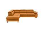 Beldomo System Ecksofa , Orange , Textil , Buche , massiv , Ottomane links, L-Form , 273x226 cm , Typenauswahl, Bettkasten erhältlich, Fußauswahl, Stoffauswahl, seitenverkehrt erhältlich, Bettfunktion erhältlich, Hocker erhältlich, Rückenfutter, individuell planbar , Wohnzimmer, Sofas & Couches, Wohnlandschaften, Ecksofas