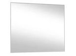 Novel Wandspiegel , Alufarben , Glas , rechteckig , 80x60x3 cm , Goldenes M, Made in Germany, DGM-Klimapakt , waagrecht montierbar , Garderobe, Garderobenspiegel