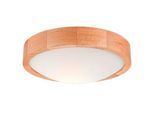 Xxxl Deckenleuchte , Alteiche , Holz , massiv , Holz , oval , 8 cm , Fsc, Made in Europe , Lampen & Leuchten, Innenbeleuchtung, Deckenleuchten, Deckenleuchten