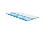 Modante Topper , Weiß , Textil , Füllung: Polyester , 100x200 cm , Oeko-Tex® Standard 100 , Bezug abnehmbar/waschbar, optimale Belüftung, Fixierbänder an den Ecken, alternative Größen erhältlich, Bezug rundum abnehmbar , Schlafzimmer, Matratzen, Topper
