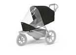 Thule Regenverdeck , Schwarz, Transparent , Kunststoff , 10x25.1x26.1 cm , reißfest, Belüftungsloch , Baby On Tour, Kinderwagen, Kinderwagenzubehör, Regenschutz Kinderwagen