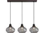 Marama Hängeleuchte , Rostfarben , Metall , 30x150x105 cm , Ce , Lampen & Leuchten, Leuchtenserien