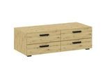 Carryhome Schubladenbox , Eiche Artisan , Holzwerkstoff , 4 Schubladen , 110.7x35x51.9 cm , Büromöbel, Bürobedarf
