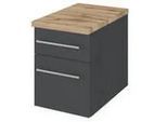 Xora Unterschrank , Grau , Holzwerkstoff , 1 Schubladen , 30x41x47 cm , Made in Germany , Badezimmer, Badmöbel, Unterschränke