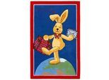 Xxxl Kinderteppich , Blau , Textil , Tier , rechteckig , 150x220 cm , Textiles Vertrauen - Oeko-Tex® , für Fußbodenheizung geeignet , Teppiche Und Böden, Teppiche, Kinderteppiche