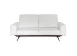 Novel 3-Sitzer-Sofa , Weiß , Textil , 205x76-97x102 cm , Typenauswahl, Fußauswahl, Lederauswahl, Stoffauswahl, Hocker erhältlich, Rücken echt , Wohnzimmer, Sofas & Couches, Sofas, Textilsofas