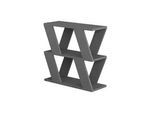 Livetastic Beistelltisch , Anthrazit , Holzwerkstoff , 60x56x22 cm , Stauraum , Wohnzimmer, Wohnzimmertische, Beistelltische
